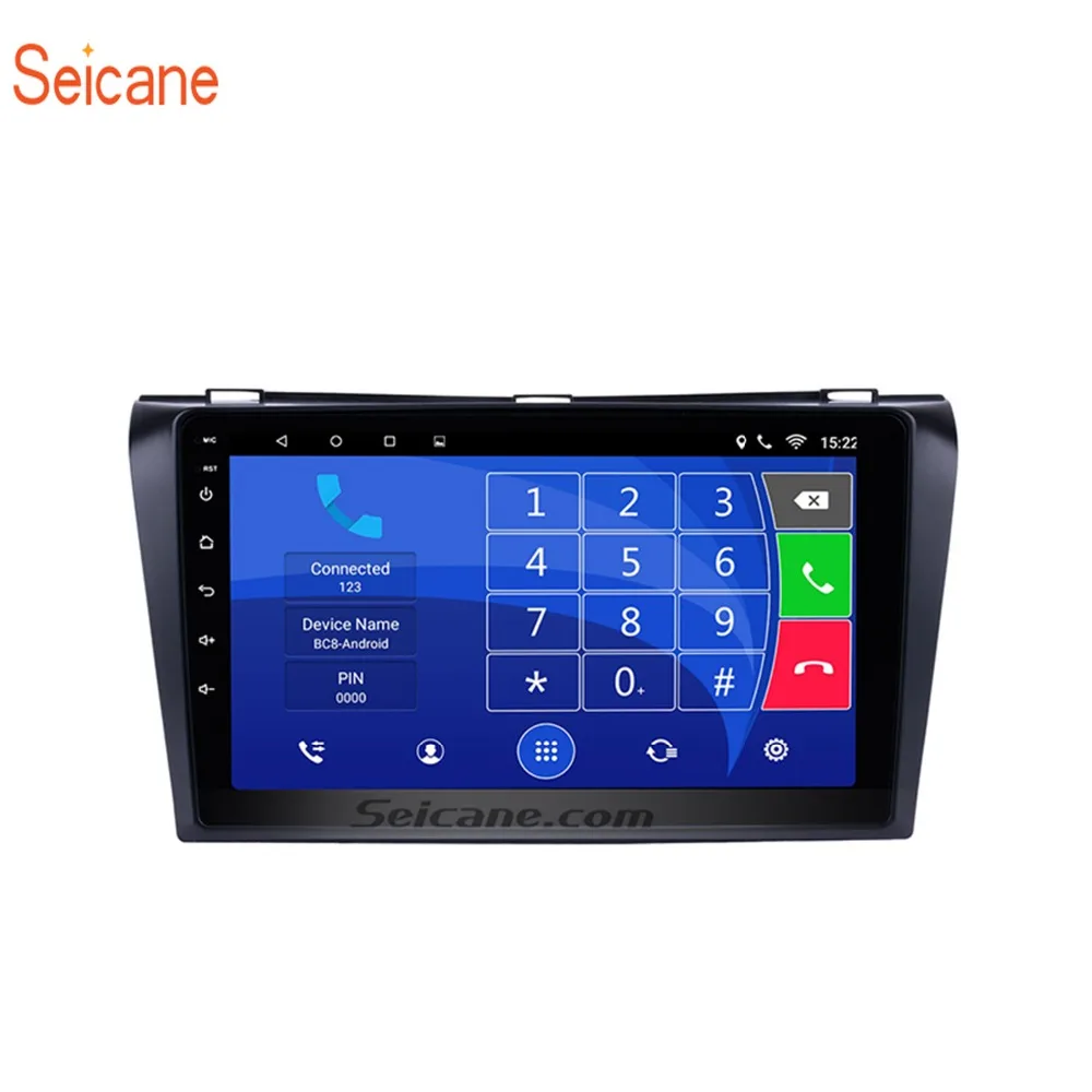 

Seicane Android 6.0/7.1/8.1 9" Car Radio 2Din 4-Core HD 1024*600 GPS Multimedia Player For Mazda 3 2004 2005 2006 2007 2008 2009