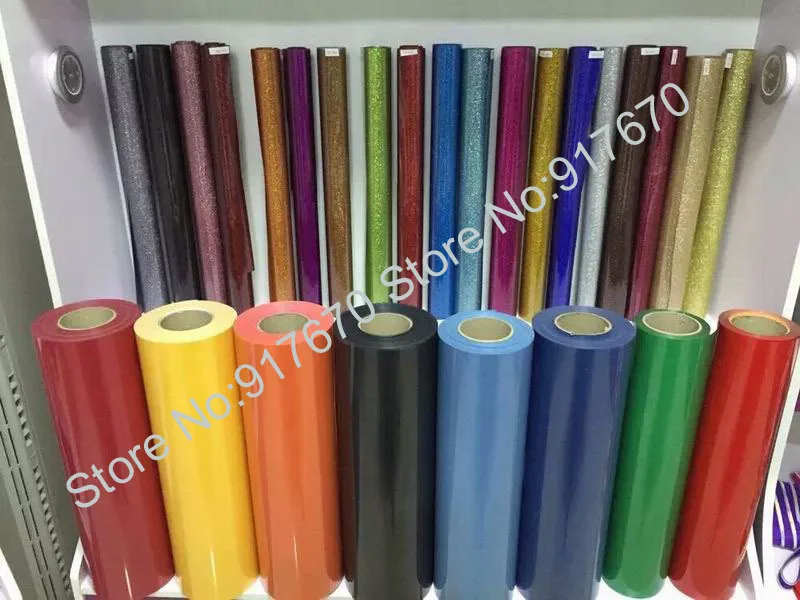

Heat Transfer Vinyl 50CM X 25M/Roll PU Grade AA Imported printing film heat press cutting plotter heatpress Tshirt