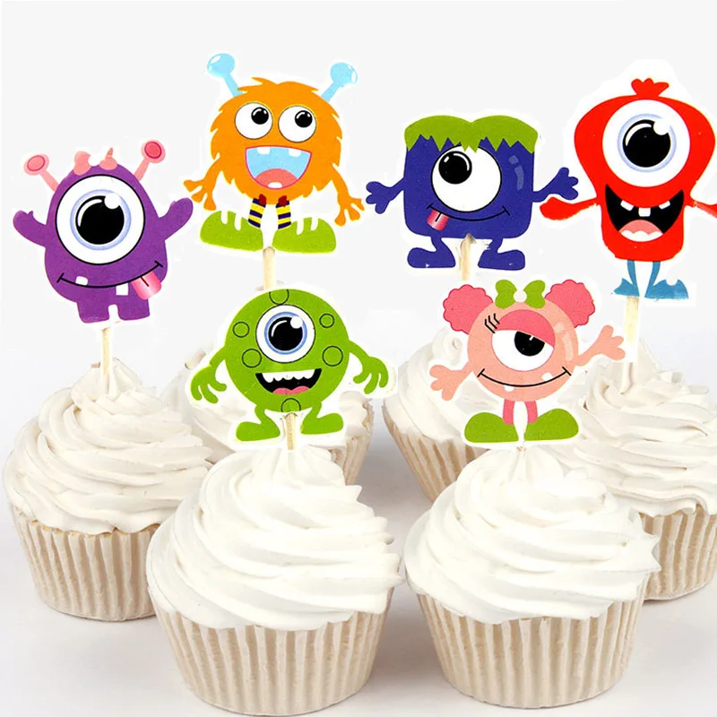 24pcs 48pcs Moana Princess Ocean University Cupcake Topper For Muffin Cake Decoration Birthday Wedding Party Suppliers Cake Decorating Supplies Aliexpress
