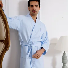 Хлопковый вафельный банный халат кимоно юката, мужской халат для женщин и мужчин, парные халаты, гостиничный халат, Мужская домашняя одежда