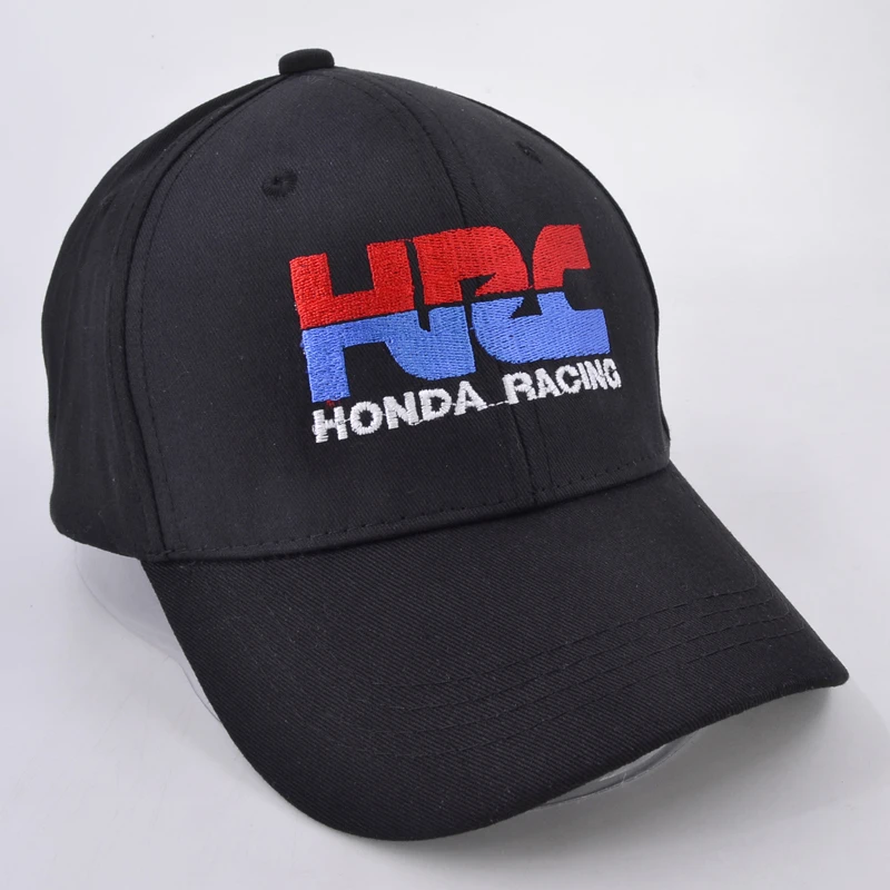 Высококачественная бейсболка HRC Honda Racing Car Fans1 с вышивкой Мужская и Женская Бейсболка s регулируемая бейсболка