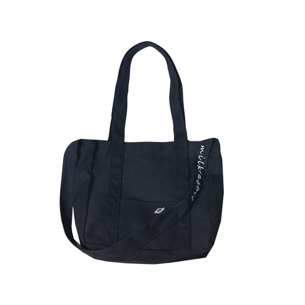 Однотонная женская парусиновая сумка-мессенджер с буквенным принтом, женские квадратные дорожные сумки, спортивные уличные студенческие школьные сумки через плечо для девочек