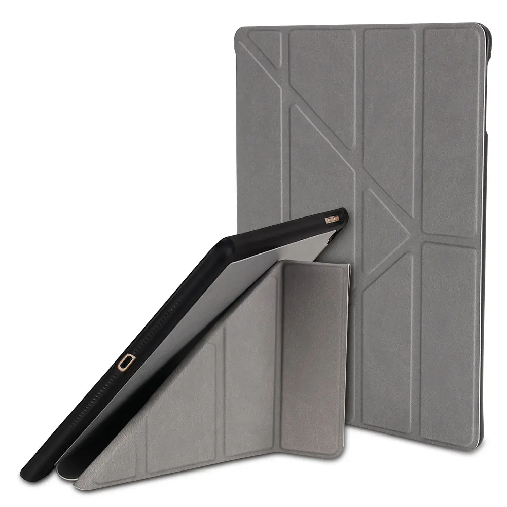 Owswin для iPad 9,7 чехол Smart Cover для iPad Air из искусственной кожи чехол для iPad Air 2 Pro 9,7 чехол с карандашом - Цвет: grey