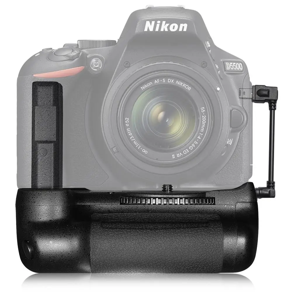 Вертикальный Батарейная ручка для Nikon D5600 D5500 DSLR Камера работать с EN EL14A