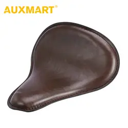 Auxmart коричневый мотоцикл основание сиденья из искусственной кожи неопрена пены ПАССАЖИРСКОЕ СИДЕНЬЕ для Harley Davidson Chopper любопытный поплавок