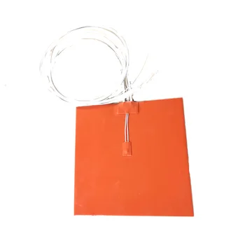 

190*190*1.5mm 220V 300W Heat Bed for 3d printer adhesive 1 side 100k thermistor center 1000mm lead wire