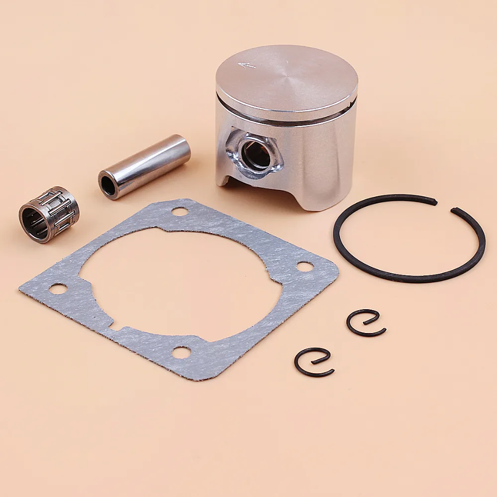 Günstige 44mm Kolben Ring Lager Zylinder Dichtung Kit Für HUSQVARNA 345 350 340 346 XP 351 353 Kettensäge Motor Teile