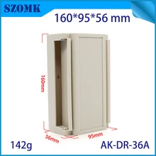 4 шт., 160*95*55 мм Горячая Распродажа дизайн abs пластиковая рейка устройство корпус коробка szomk корпус для пластикового управления pcb коробка