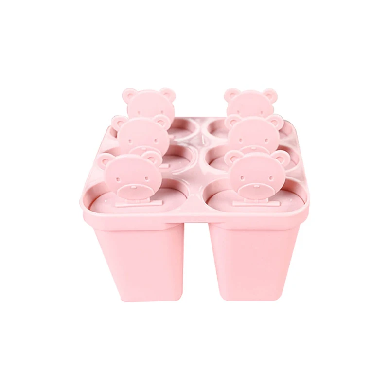 Форма мороженое на палочке лоток Кухня произвольный цвет 6 Cell замороженный кубик льда Форма для мороженого Производитель самодельный лед сливки инструменты для приготовления пищи