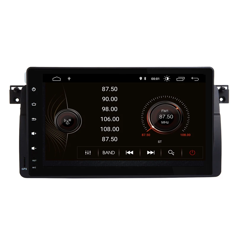 Perfect Car Multimedia Player 1Din Android 9 For BMW E46 M3 Rover 75 Coupe AutoRadio Navigation GPS head unit stereo318/320/325/330/335 2