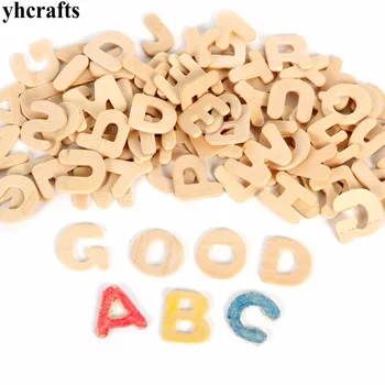 

26PCS/LOT,Paint unfinished wood alphabet,A-Z letters,Early educational toys,Wood crafts.Wood toys,English learning.Drawing toys