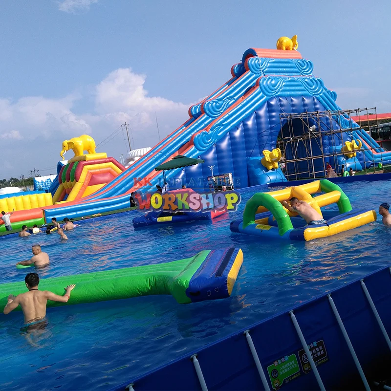 inflatable floating park,The most fun inflatable pool paradise