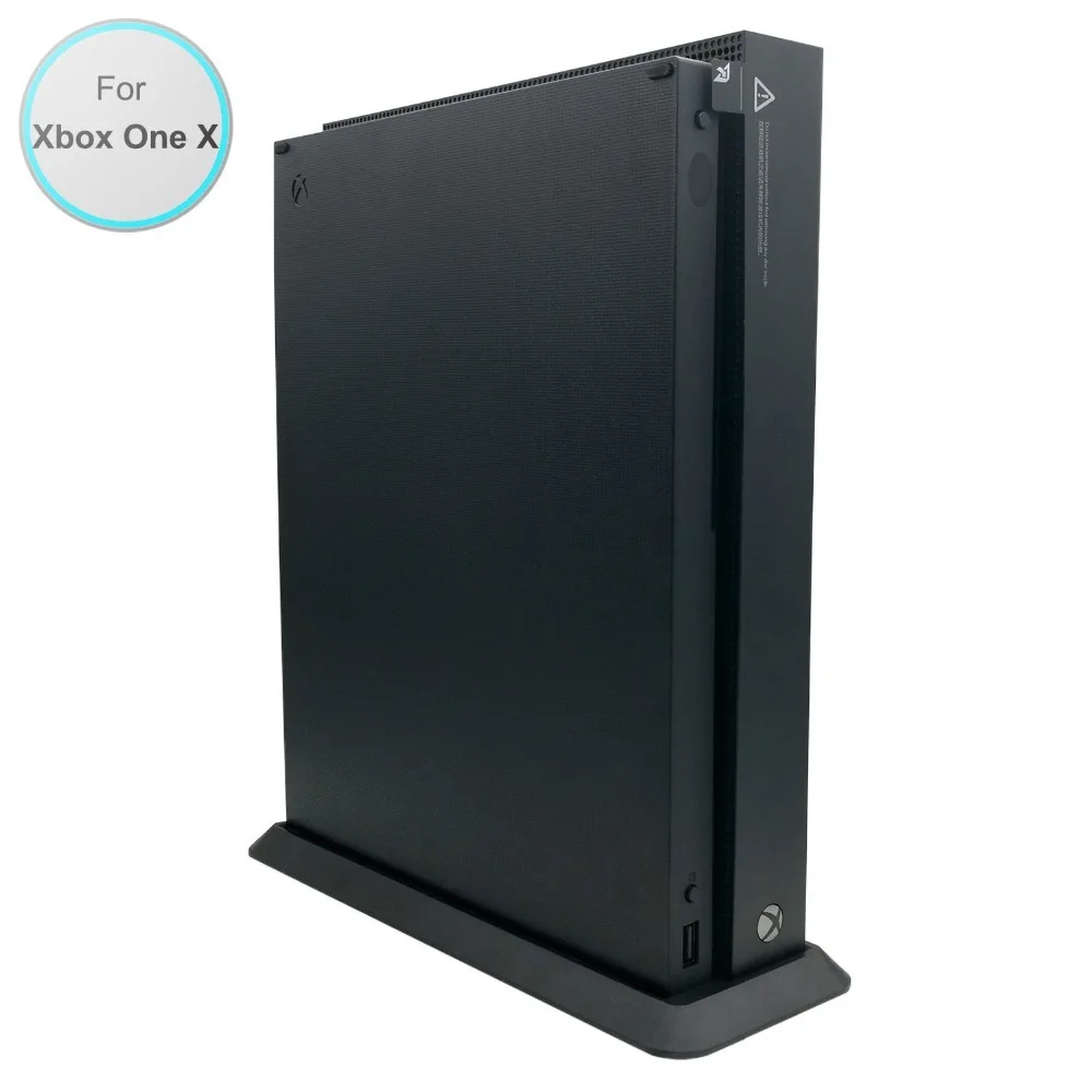 Vertical Stand for Xbox One X with Built in Cooling Vents and 4 Non
