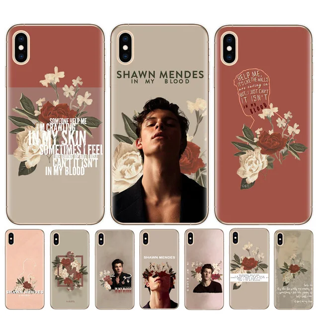 Чехол shawn mendes для iphone 7 8 6 6s plus мягкие силиконовые чехлы iPhone 5S X XR XS Max |
