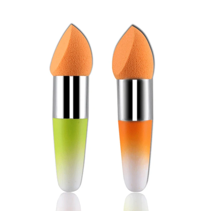 Разные цвета спонж для макияжа порошок Мягкий косметический смонж спонж для нанесения пудры буфами на рукавах основа для макияжа