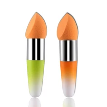 Разные цвета спонж для макияжа порошок Мягкий косметический смонж спонж для нанесения пудры буфами на рукавах основа для макияжа