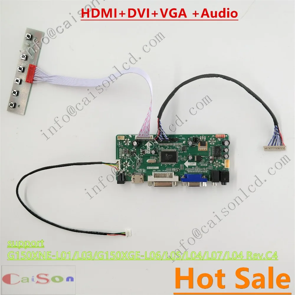 Kit Scheda Driver LCD Per LTN154X3-L06 – Ingressi HDMI, DVI, VGA E Audio