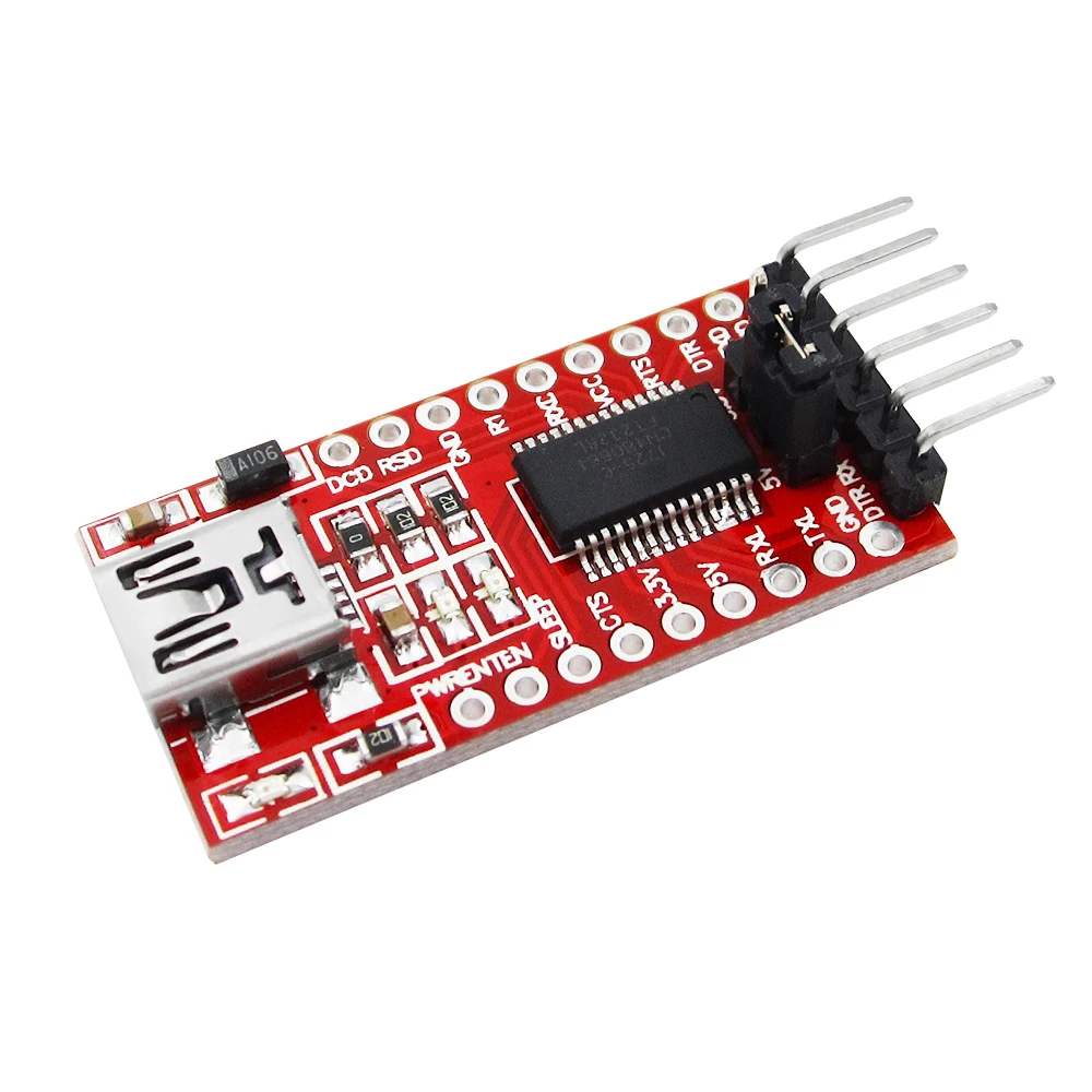 5 шт./лот FT232RL к TTL 5V 3 V кабель для загрузки последовательному адаптерному модулю USB