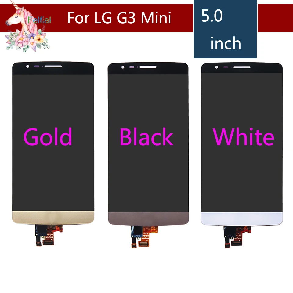 Для LG G3S дисплей дигитайзер замена в сборе экран G3S D722 D724 экран для LG G3 Мини ЖК сенсорный сенсор в сборе