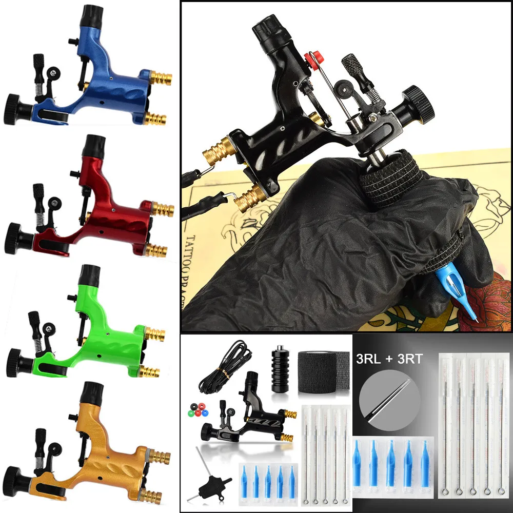 1 комплект завершенный тонкое мастерство комплект татуировки оборудование машина татуировки 0816
