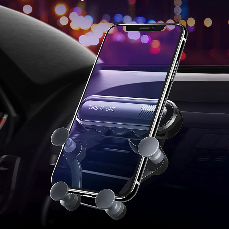 Универсальный автомобильный держатель для телефона с креплением на вентиляционное отверстие для смартфона, автомобильный держатель для iPhone XS XR X samsung S8