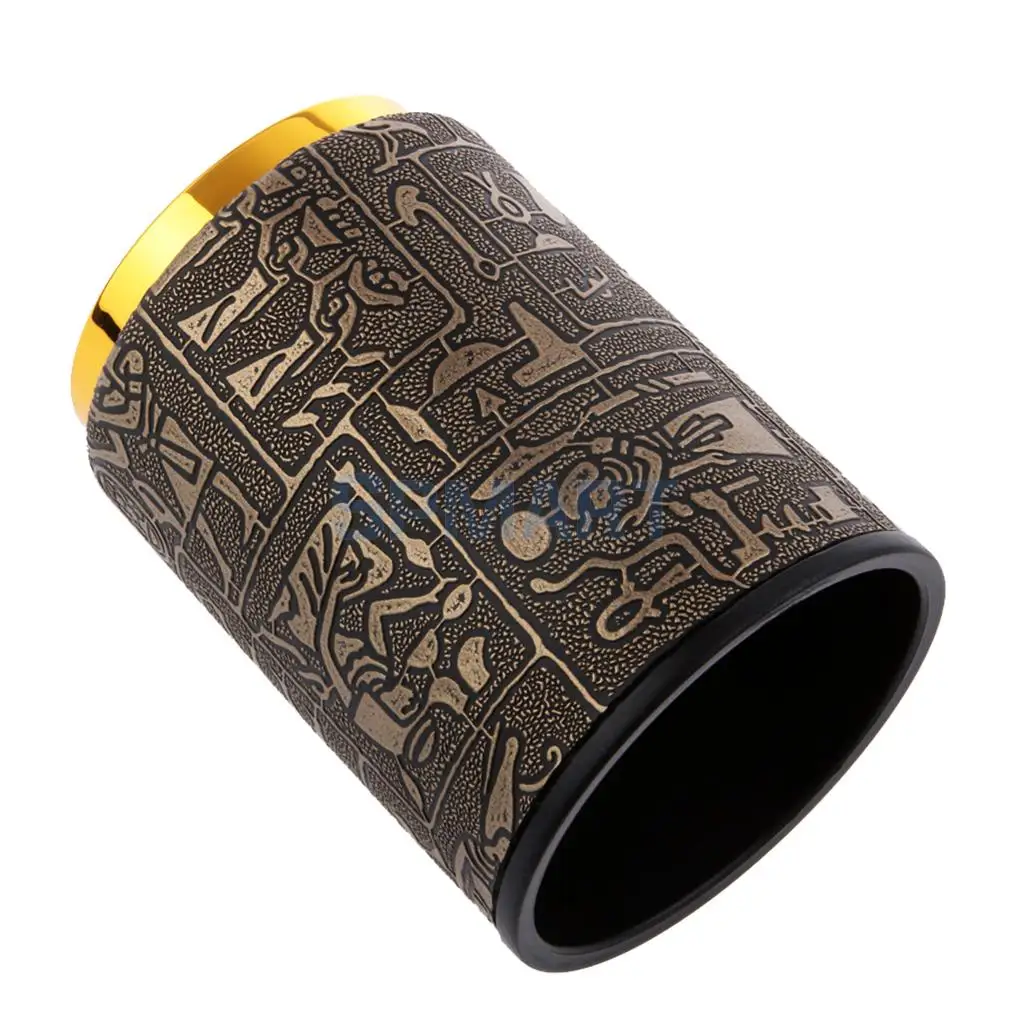7 Set Polyhedral Dice D20 D12 D10 D8 D6 D4 for Dungeons & Dragons DND RPG MTG+ Dice Cup Friends Party Novelty Toys Black