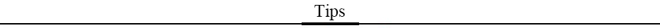 Tips