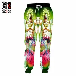 OGKB Лидер продаж для мужчин's повседневные штаны для мужчин Забавный принт Dragon Ball Z 3D пот брюки девочек аниме пот мужчин спортивная одежда для