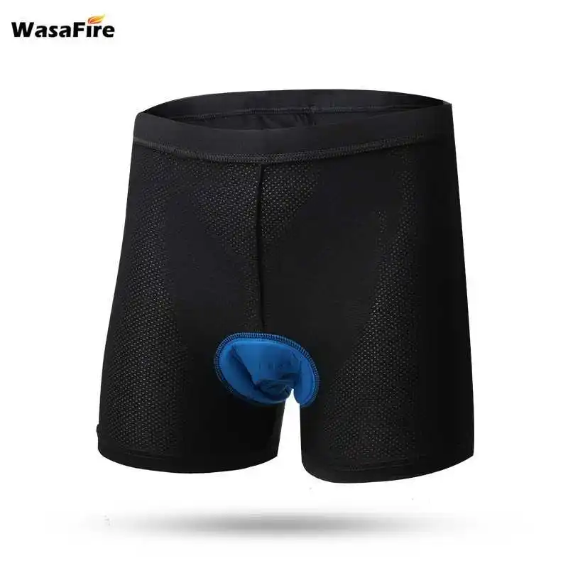 WasaFire, велосипедные шорты, мужские, дышащие, с 3D подкладкой, велосипедное нижнее белье, шорты для MTB, шоссейного велосипеда, кемпинга, велосипедного костюма, хлопковый материал