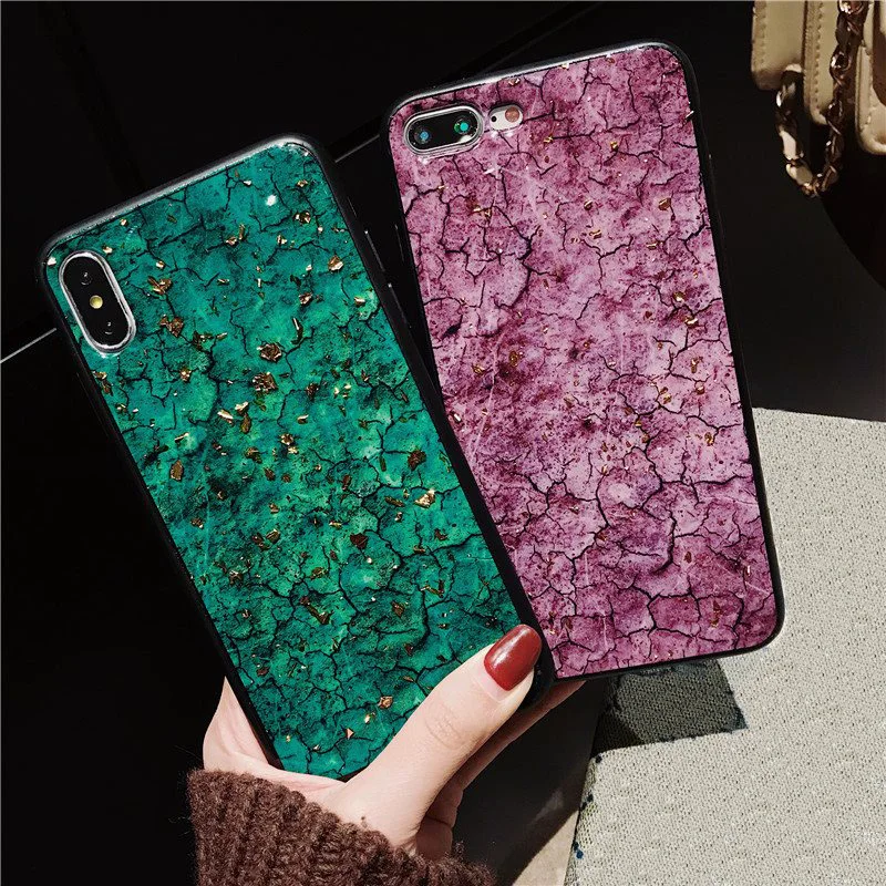 Kerzzil роскошный блестящий золотой фольга мягкий ТПУ чехол для iPhone 11 Pro X XR XS MAX