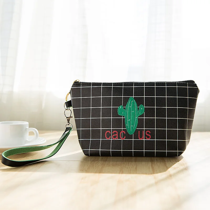 XZP Cute Portable Travel Cosmetic Bag Women Make Up Bag Zipper Makeup Organizer Plant Storage Pouch Toiletry Wash Beauty Box XZP Cute Portable Travel Cosmetic Bag Women Make Up Bag Zipper Makeup Organizer Plant Storage Pouch Toiletry Wash Beauty Box