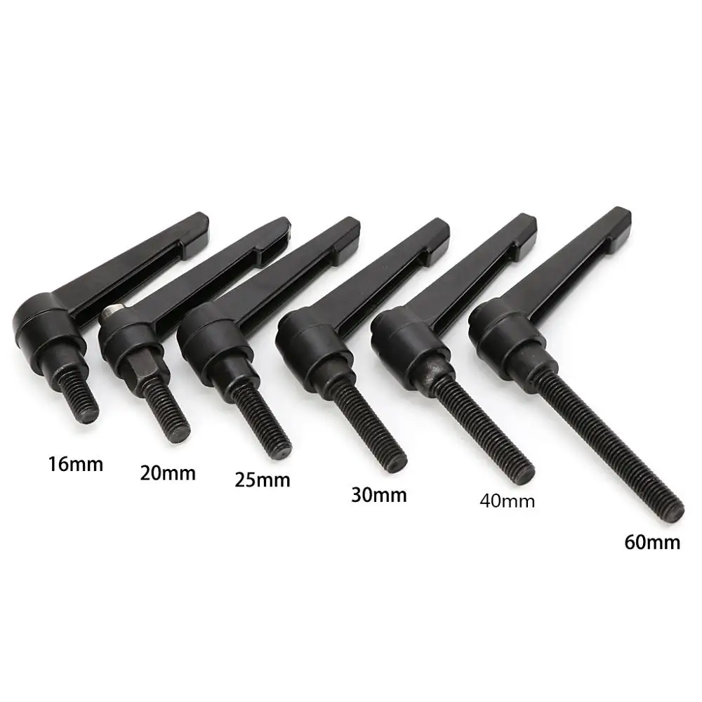M8 16 60mm Hex Screws Adjustable Handle Locking External Male Thread