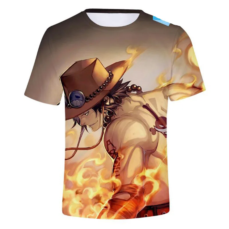 Футболка мужская цельный 3D с рисунком из Аниме D Luffy Trafalgar Law смешные футболки