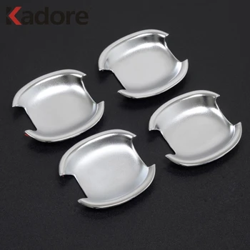 

For Kia Optima K5 2011 ABS Chrome Side Door Handle Cup Bowl Inserting Cover Trim Car Styling Decoration Exterior Accessories
