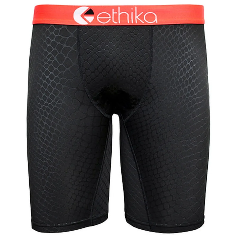 New! Ethika Cotton Men's Underwear Breathable Boxer Male Long Boxers