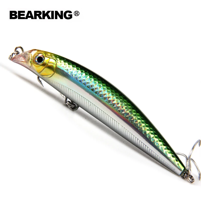 

Bearking 5pcs/lot fishing lures, assorted colors, penceilbait 90mm 10g, Floating,dive 1.0m free shipping