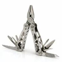 Stainless Steel Folding Portable Multifunction Tool Mini Plier Knife Saw Screwdriver Combination Tool