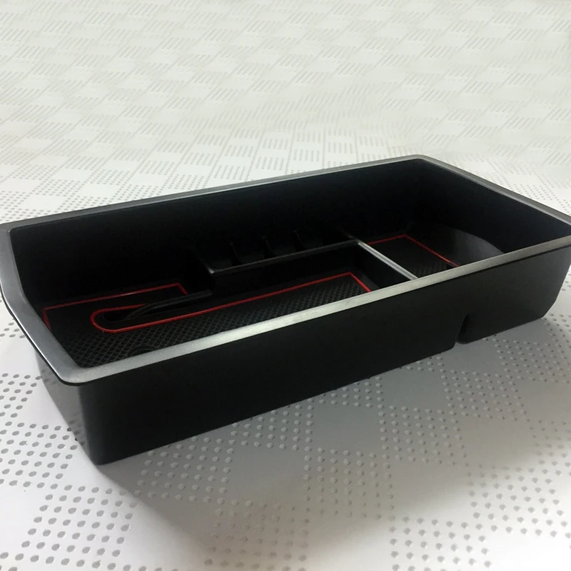 Для peugeot 3008 GT стайлинга автомобилей интерьера черный подлокотник для хранения коробка-органайзер АВ чехол