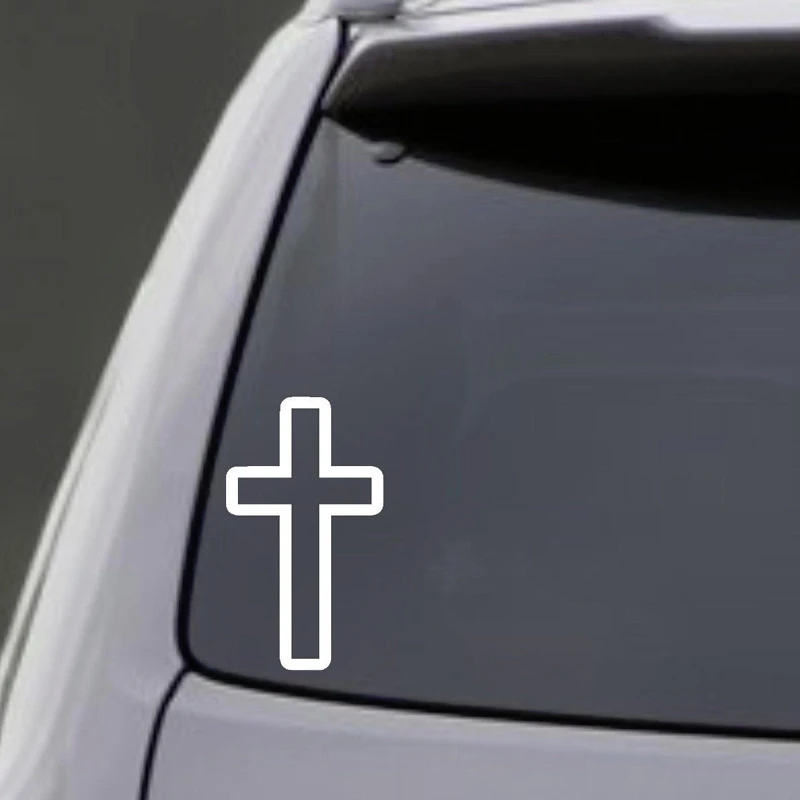 Religious Jesus car decal window bumper tailgate home decor 