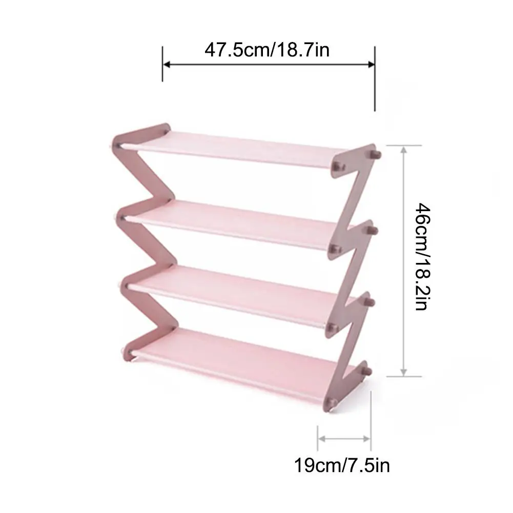 متعددة طبقة فريد نمط أحذية التخزين رف الأحذية المنظم للماء مقاوم للرطوبة رف للأحذية مجلس الوزراء المعيشة غرفة نوم التخزين