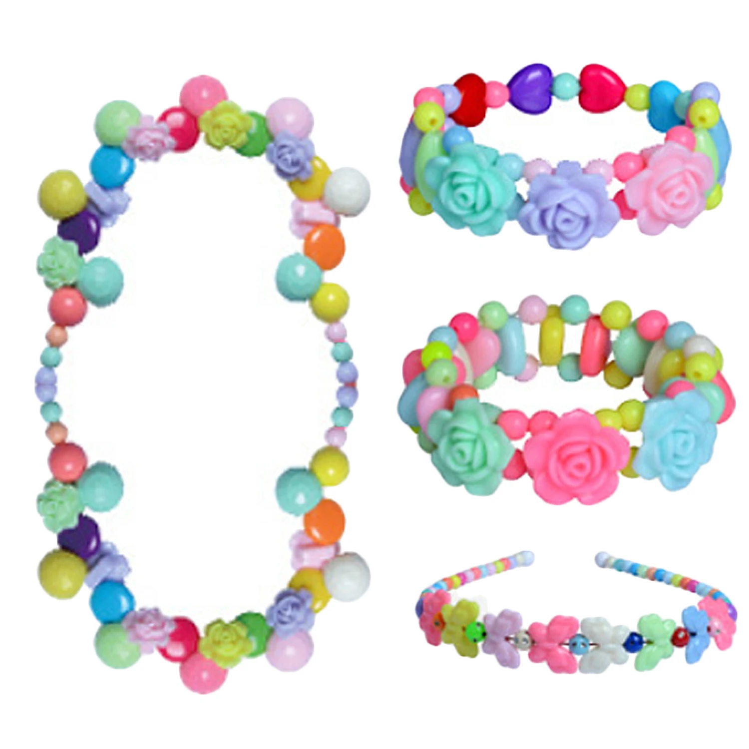 Besegad/350 шт., милые разноцветные бусины разных стилей для детей, для девочек, браслет, ожерелье, ювелирные изделия, сделай сам, ремесло