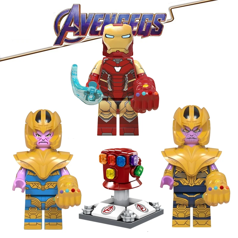 Vengadores 4 Endgame Thanos Guantelete del Infinito Iron Man de Marvel  Playmobil bloques de construcción modelo de figura de acción juguetes de  LEGO para niños| | - AliExpress