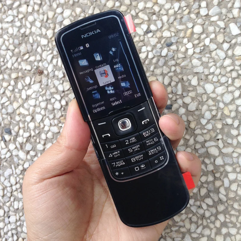 Оригинальный Nokia 8600 Luna 2G GSM разблокированный мобильный телефон слайдер 2 МП и