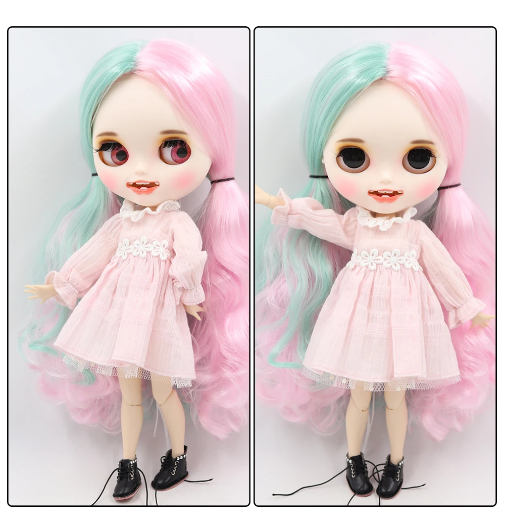 ICY factory шарнирная кукла blyth toy индивидуальные лицо с зубами белая кожа сустава тела пользовательские куклы 30 см