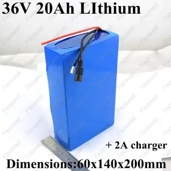

Brand GTK 36v 20ah li ion battery ebike lithium 36v for bicycle bbs02 36v 500w BMS electric bike 750w 800w1000w kit +2A Charger