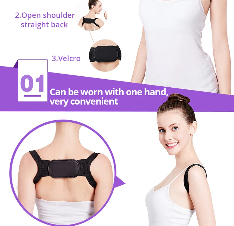 High-elastic Posture Corrector Back Support Strap Brace Shoulder Spine Support lumbar Correction Orthopedic Belt Children Adult