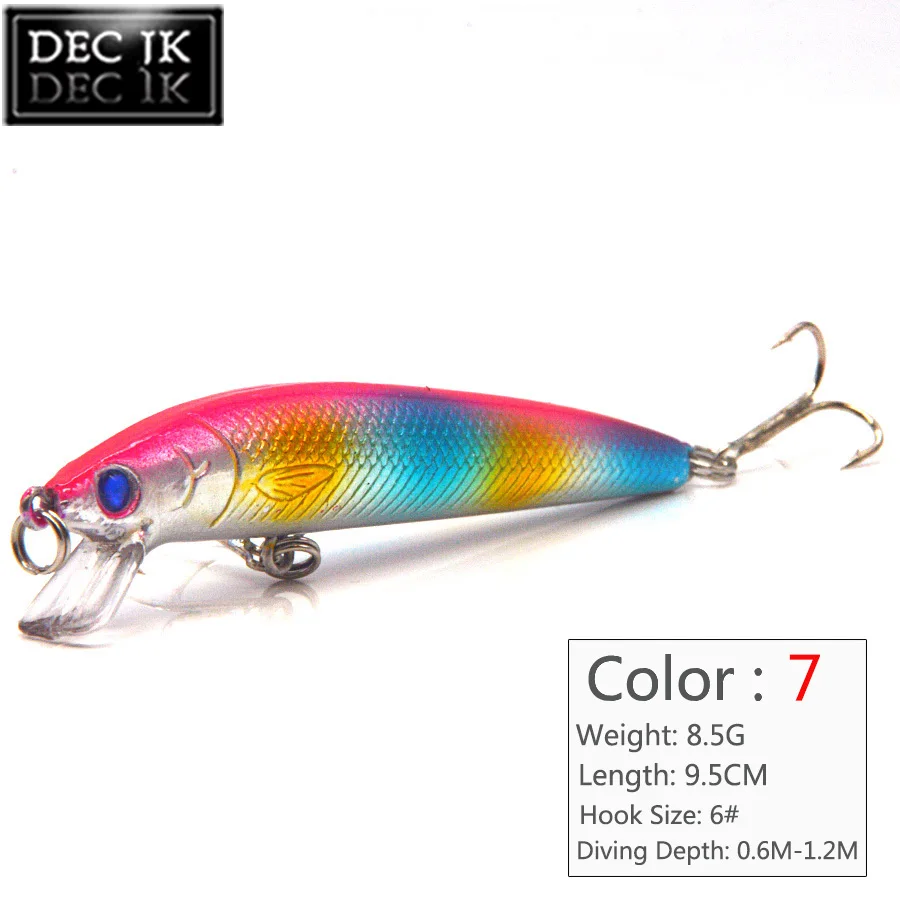 5PCS Crankbaits Minnow Plastic Hard Fishing Lure Fake Bait For Pike Carp Tackle Saltwater Fishing Lures Artificial Laser Baits (4)