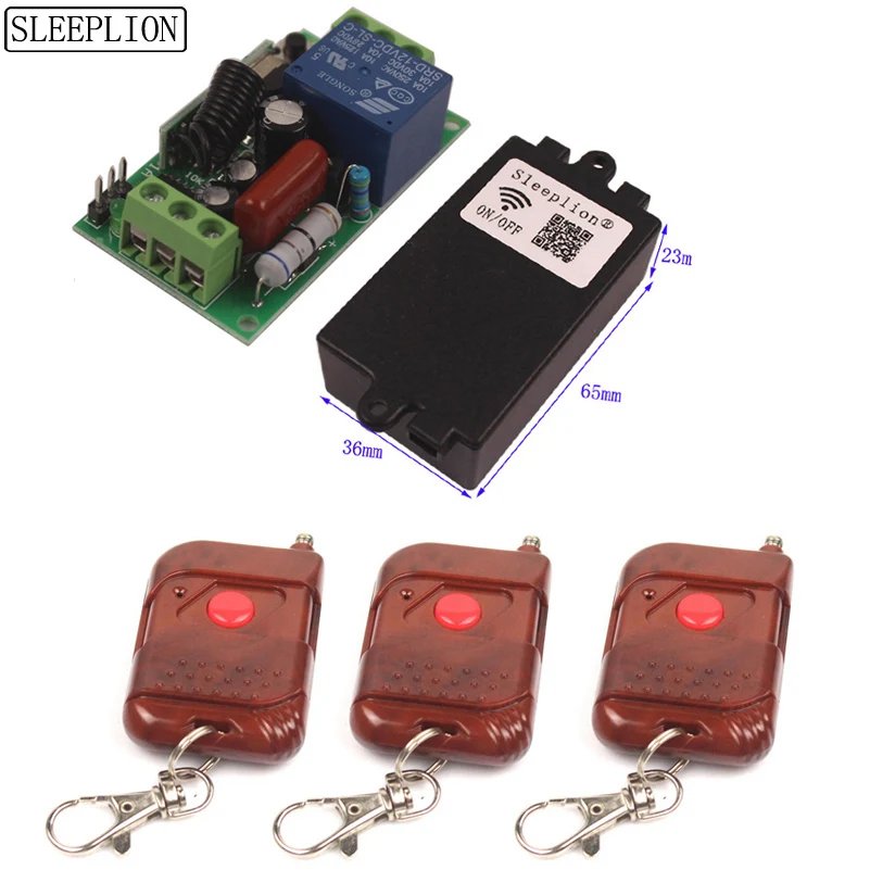 Universal 220V 433MHz Remote Control Light Switch Wireless Indoor Outdoor Remote Control Switch 110V 220V 315MHz-1