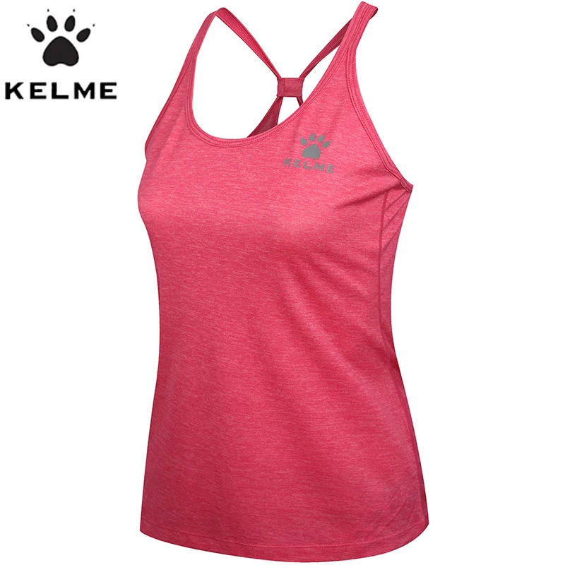 KELME Womens Running Vest Tank Tops Women Camisole Vest simple