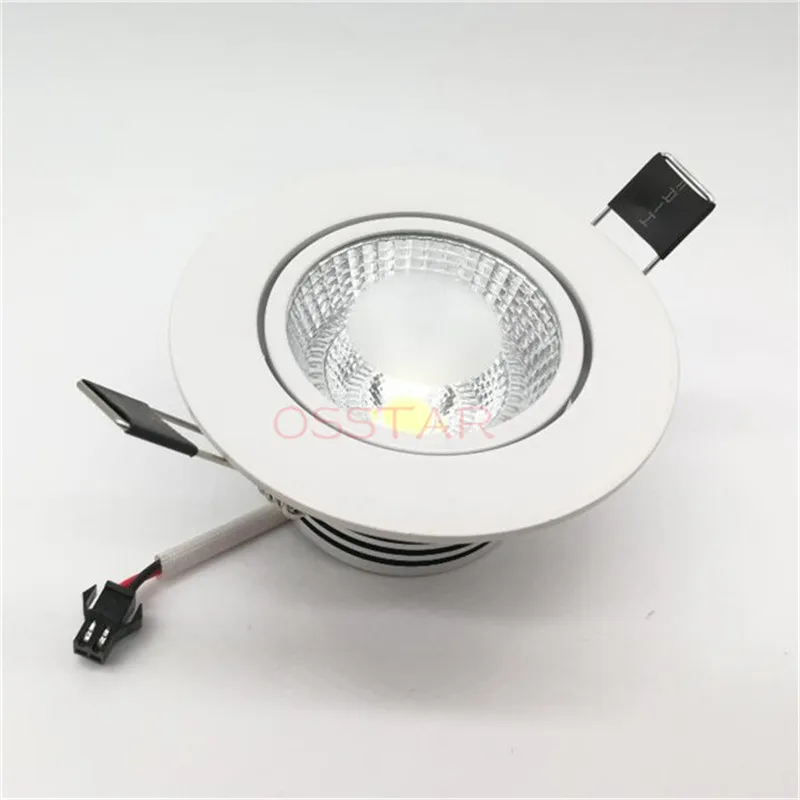 

Free Shipping Dimmable COB 10W LED Down Light COB LED recessed light 2 Years Warranty